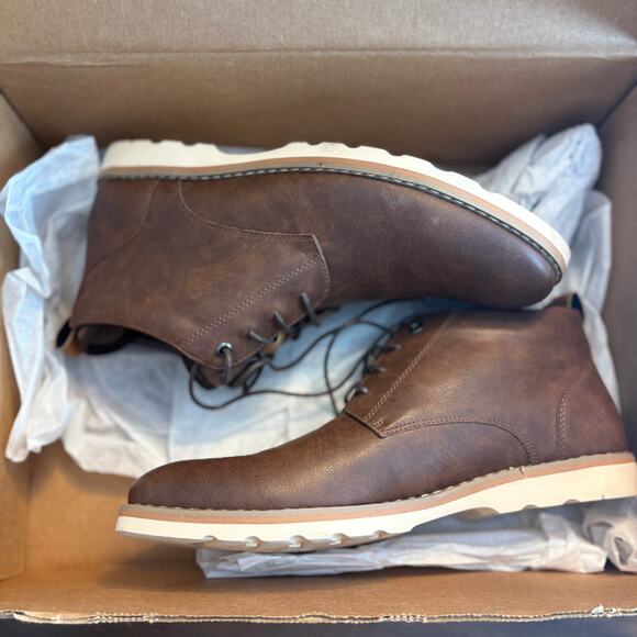Madden Mens M-BRAWLY Chukka Boots 9.5 Brown Tan NWT Lace Oxford Steve